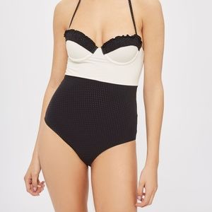 NWT Topshop Structured Swimsuit